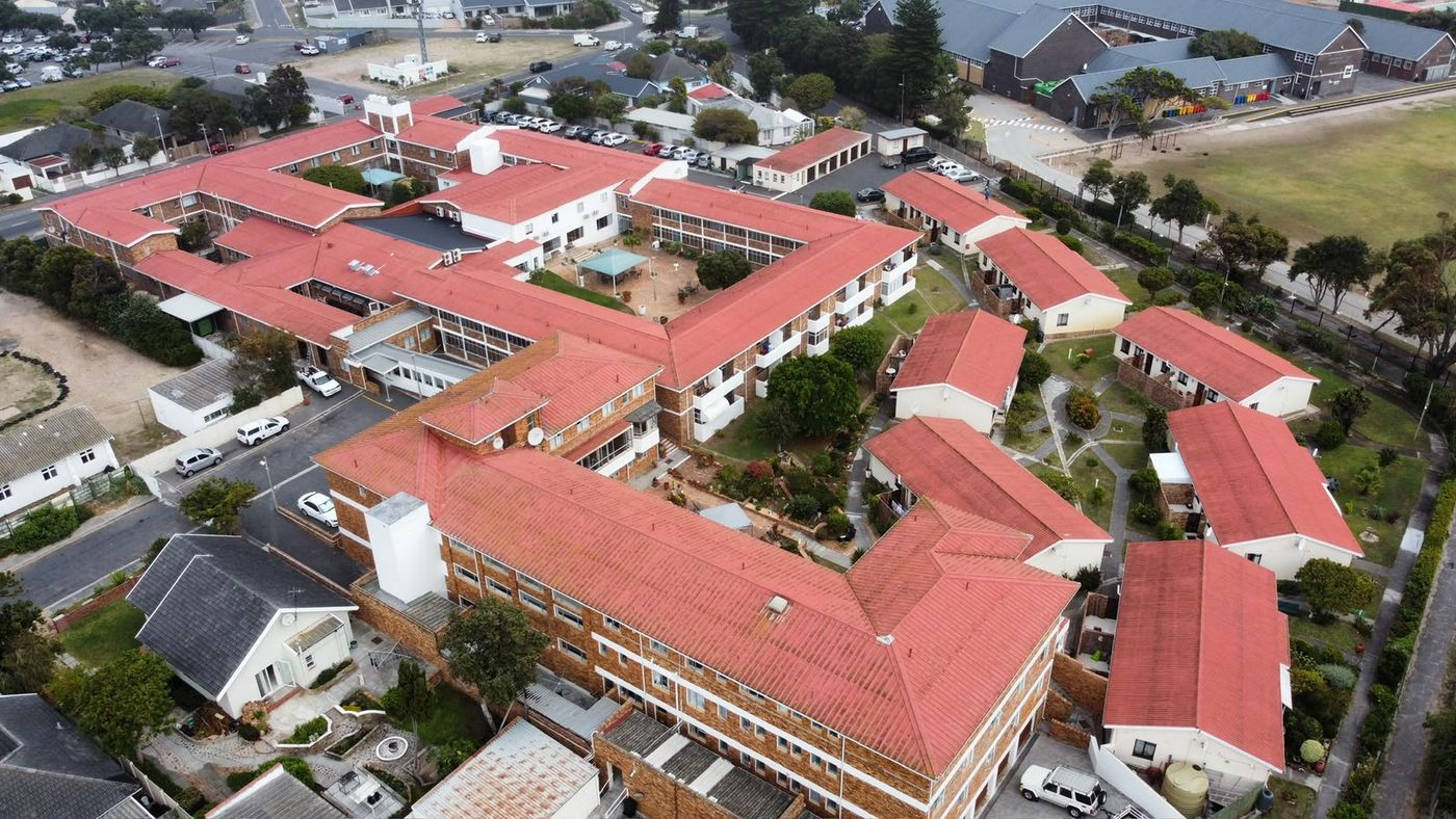 Retirement complex with every roof repainted